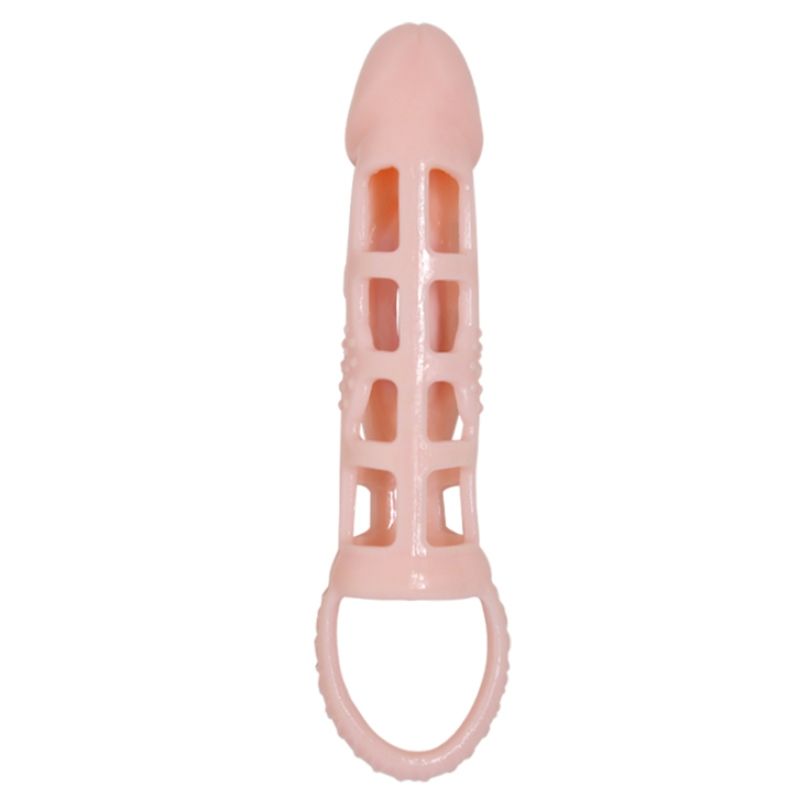 PRETTY LOVE - HARRISON PENIS EXTENDER COVER WITH VIBRATION AND STRAP 13.5 CM