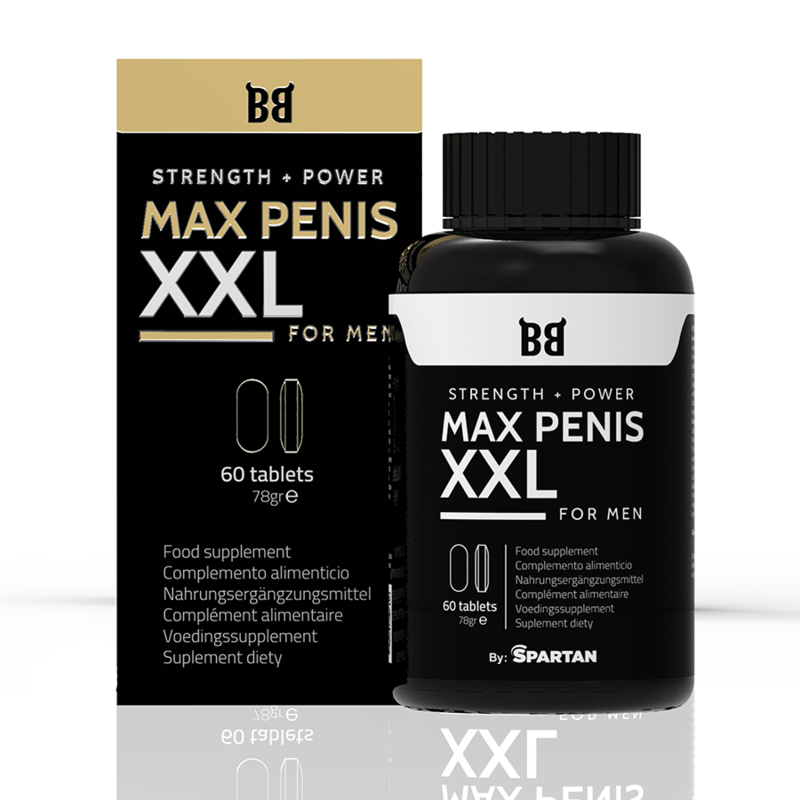 BLACK BULL - MAX PENIS XXL STRENGTH + POWER FOR MEN 60 TABLETS