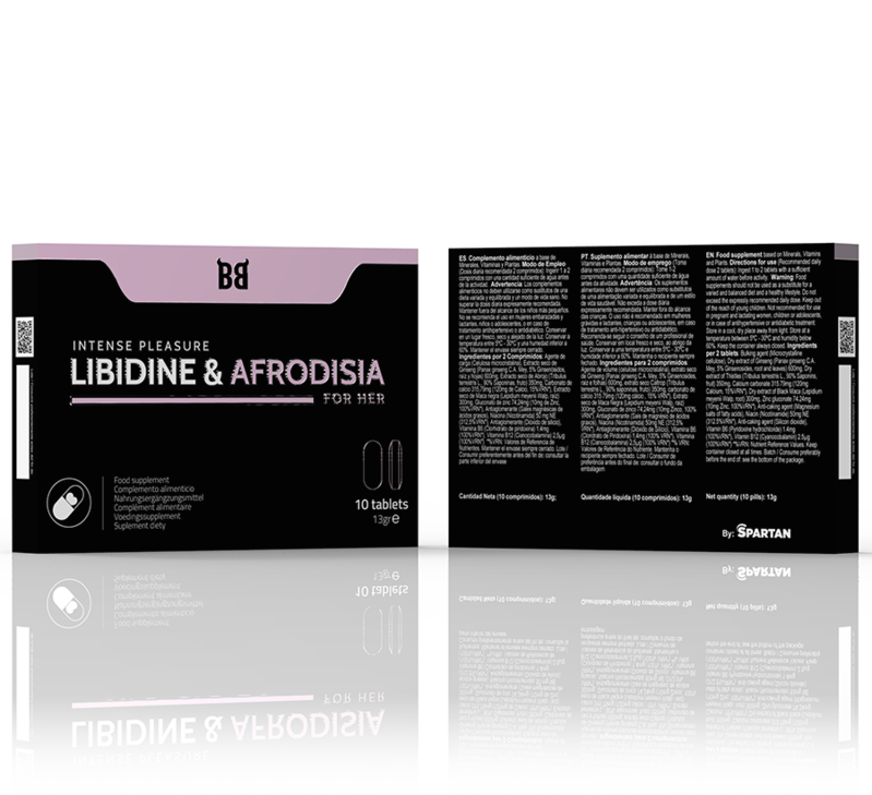 BLACK BULL - LIBIDINE & AFRODISIA INTENSE PLEASURE FOR HER 10 TABLETS