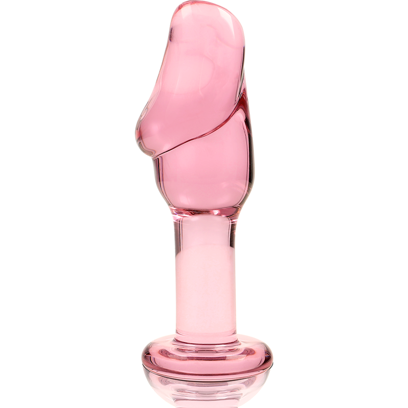 NEBULA SERIES BY IBIZA - MODEL 6 ANAL PLUG BOROSILICATE GLASS CLEAR 12.5 CM -O- 4 CM