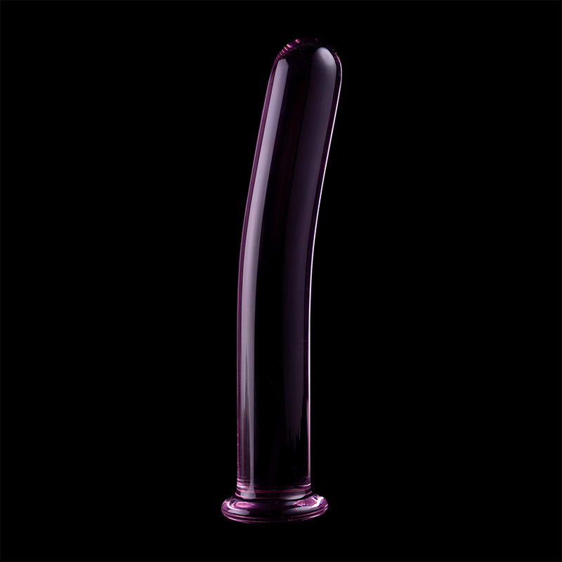 NEBULA SERIES BY IBIZA - MODEL 8 DILDO BOROSILICATE GLASS CLEAR 14.5 CM -O- 2 CM