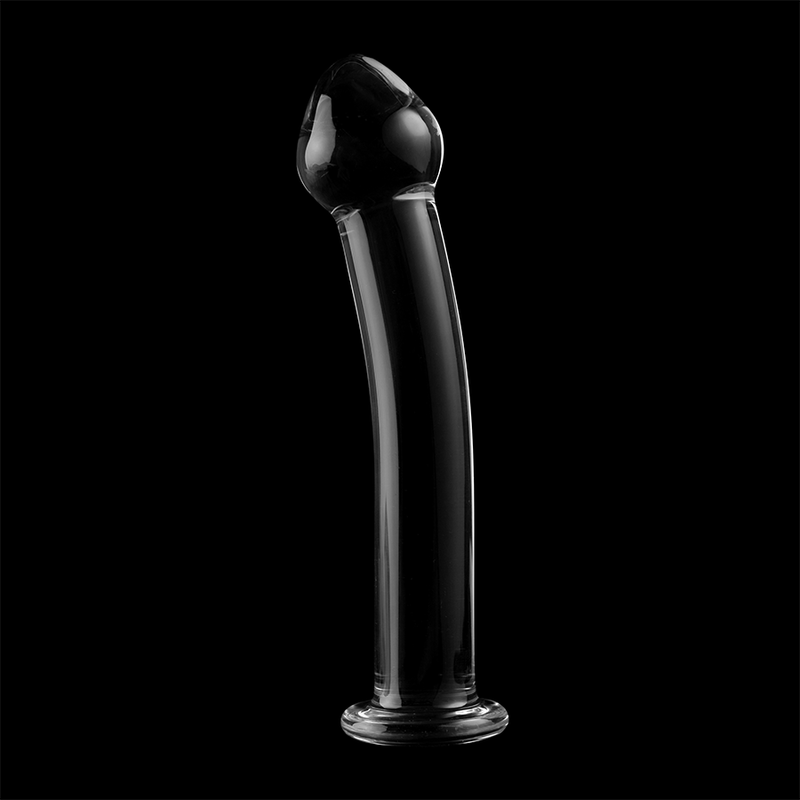 NEBULA SERIES BY IBIZA - MODEL 11 DILDO BOROSILICATE GLASS CLEAR 16 CM -O- 3 CM