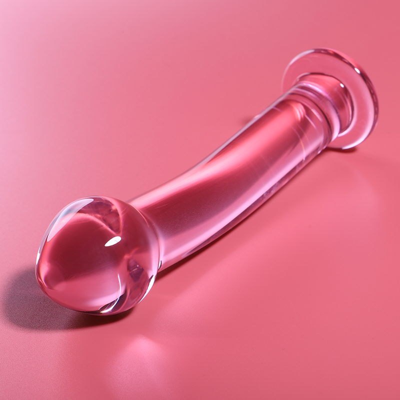 NEBULA SERIES BY IBIZA - MODEL 11 DILDO BOROSILICATE GLASS CLEAR 16 CM -O- 3 CM