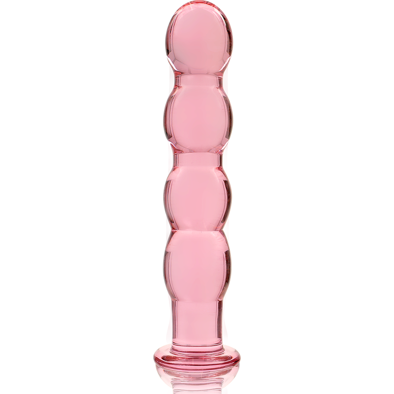 NEBULA SERIES BY IBIZA - MODEL 10 DILDO BOROSILICATE GLASS CLEAR 16.5 CM -O- 3.5 CM