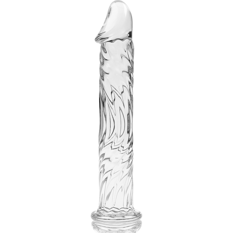 NEBULA SERIES BY IBIZA - MODEL 12 DILDO BOROSILICATE GLASS CLEAR 17 CM -O- 3.5 CM