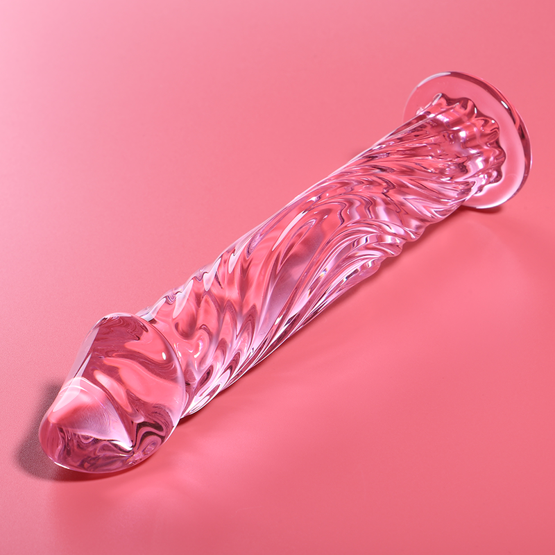 NEBULA SERIES BY IBIZA - MODEL 12 DILDO BOROSILICATE GLASS CLEAR 17 CM -O- 3.5 CM