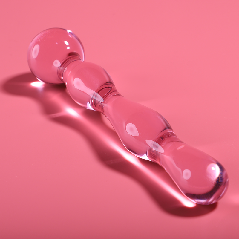 NEBULA SERIES BY IBIZA - MODEL 13 DILDO BOROSILICATE GLASS CLEAR 18 CM -O- 3.5 CM