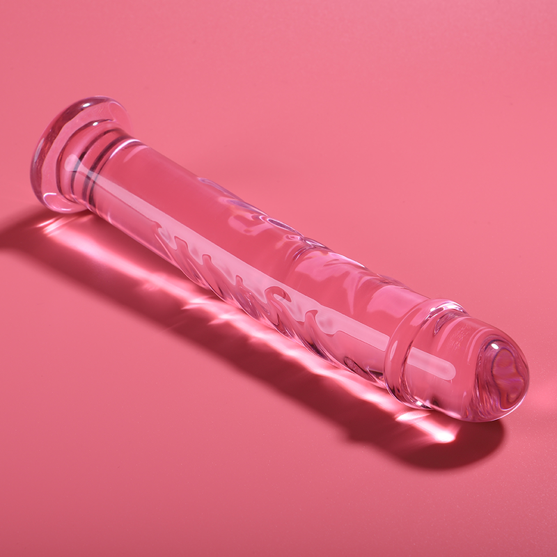 NEBULA SERIES BY IBIZA - MODEL 16 DILDO BOROSILICATE GLASS CLEAR 18.5 CM -O- 3 CM