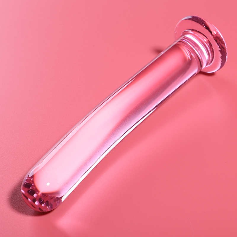 NEBULA SERIES BY IBIZA - MODEL 17 DILDO BOROSILICATE GLASS CLEAR 18.5 CM -O- 3 CM