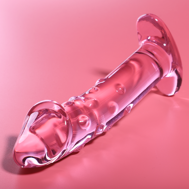 NEBULA SERIES BY IBIZA - MODEL 19 DILDO BOROSILICATE GLASS CLEAR 18.5 CM -O- 4 CM