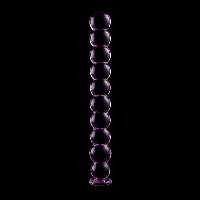 NEBULA SERIES BY IBIZA - MODEL 22 DILDO BOROSILICATE GLASS CLEAR 21.5 CM -O- 2.5 CM