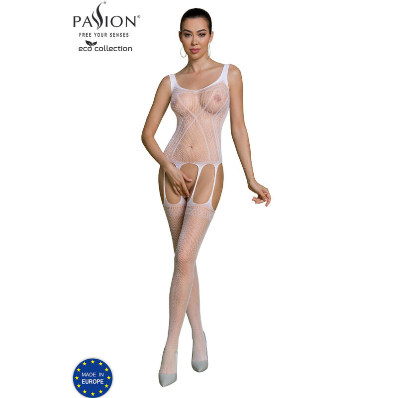 PASSION - ECO COLLECTION BODYSTOCKING ECO BS007 RED