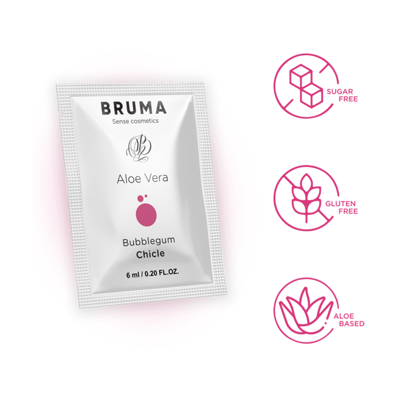 BRUMA - ALOE VERA SLIDING GEL BUBBLEGUM FLAVOR 6 ML