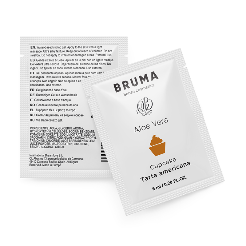 BRUMA - ALOE VERA SLIDING GEL CUPCAKE FLAVOR 6 ML