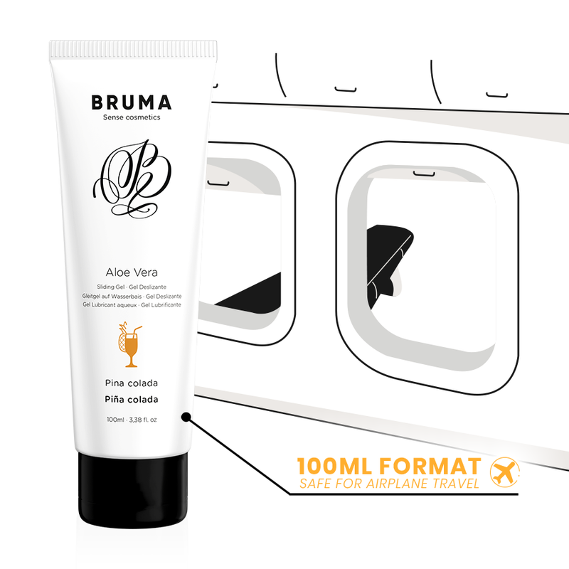 BRUMA - ALOE VERA SLIDING GEL PINA COLADA FLAVOR 100 ML