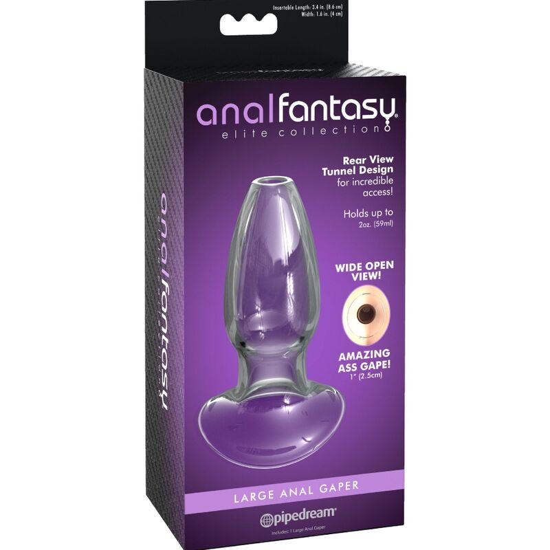 ANAL FANTASY ELITE COLLECTION - ANAL GAPER CRYSTAL DILATOR SIZE M