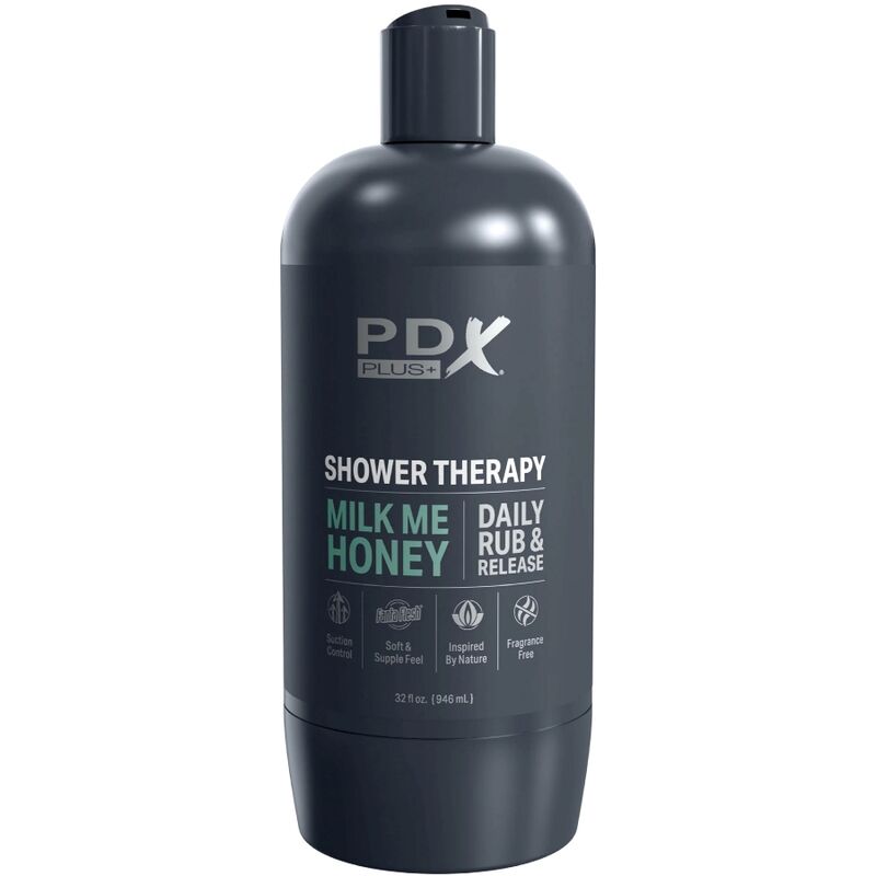 PDX PLUS - STROKER MASTURBATOR DISCREET DESIGN OF MILK ME HONEY SHAMPOO BOTTLE