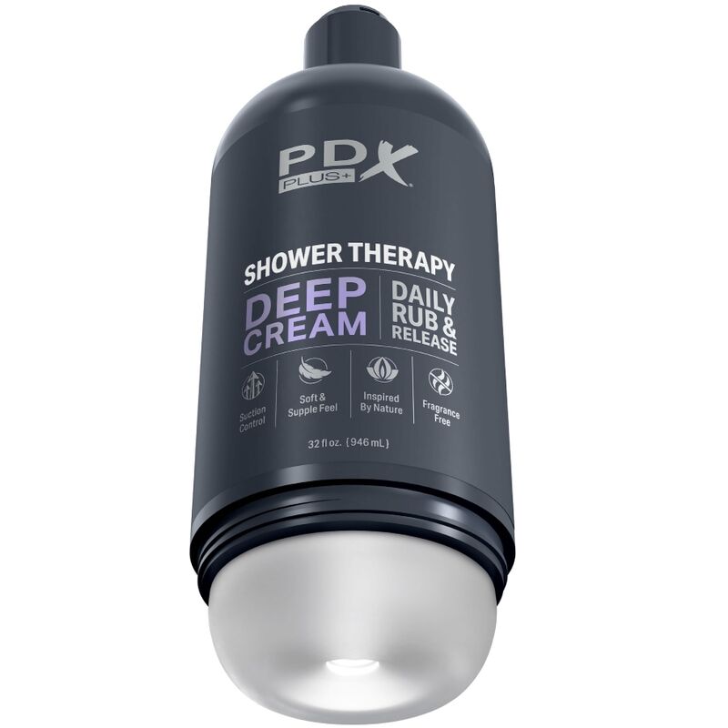 PDX PLUS - STROKER MASTURBATOR DISCREET DEEP CREAM SHAMPOO BOTTLE DESIGN