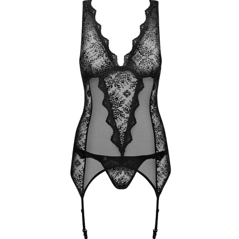 OBSESSIVE - EMPERITA CORSET & THONG XXL