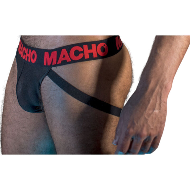 MACHO - MX26X2 JOCK BLACK/RED S