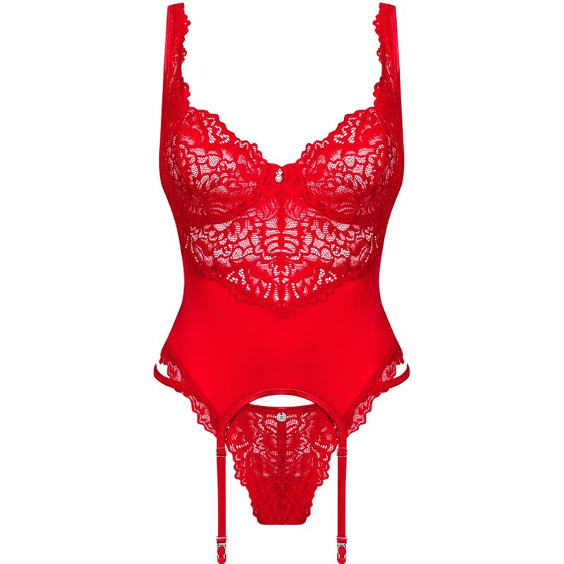 OBSESSIVE - AMOR CHERRIS CORSET & TANGA S/M