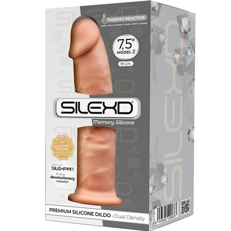 SILEXD - MODEL 2 REALISTIC PENIS PREMIUM SILEXPAN SILICONE 19 CM