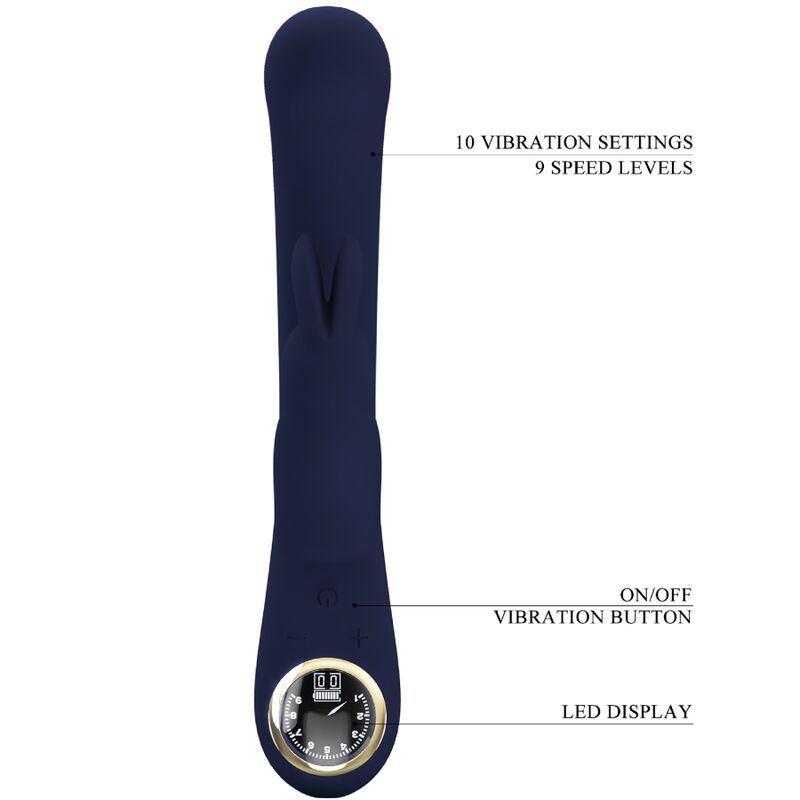 PRETTY LOVE - LAMAR RABBIT VIBRATOR & BLUE G-SPOT