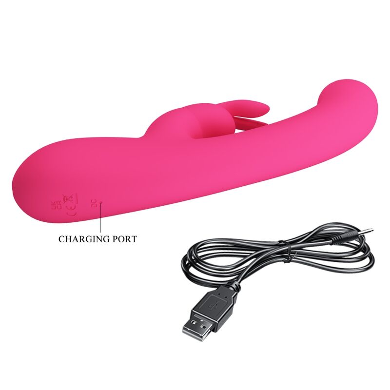 PRETTY LOVE - LAMAR RABBIT VIBRATOR & PINK G-SPOT