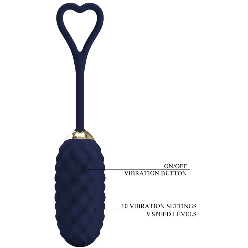 PRETTY LOVE - VIVIAN BLUE REMOTE CONTROL VIBRATING EGG