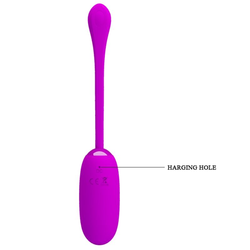 PRETTY LOVE - JULIUS WATERPROOF-RECHARGEABLE VIBRATING EGG PURPLE