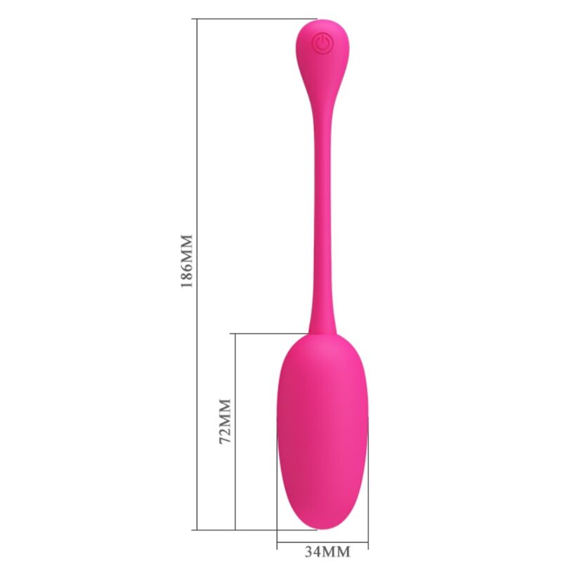 PRETTY LOVE - KNUCKER PINK RECHARGEABLE VIBRATING EGG