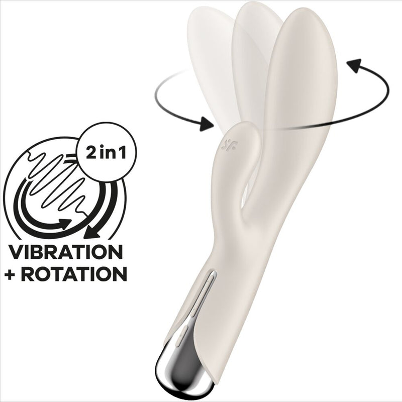 SATISFYER - SPINNING RABBIT 1 CLITORIS AND RED G-SPOT STIMULATION