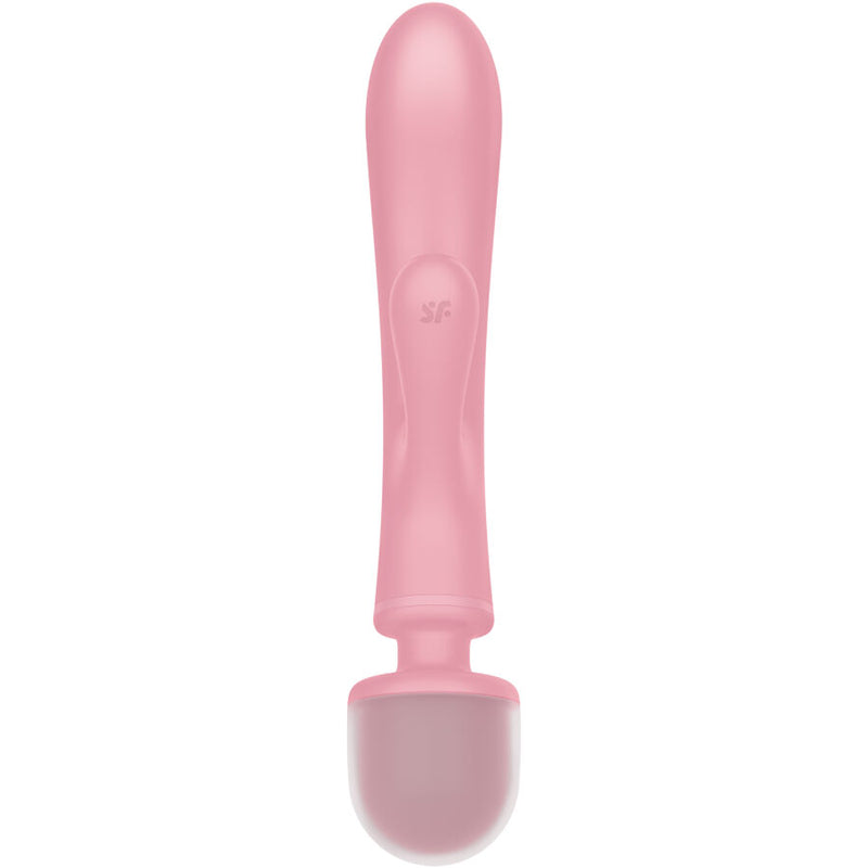 SATISFYER - TRIPLE LOVER RABBIT VIBRATOR MASSAGER PINK