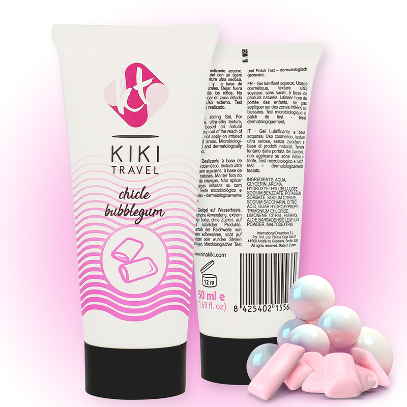 KIKÍ TRAVEL - BUBBLEGUM LUBRICANT 50 ML