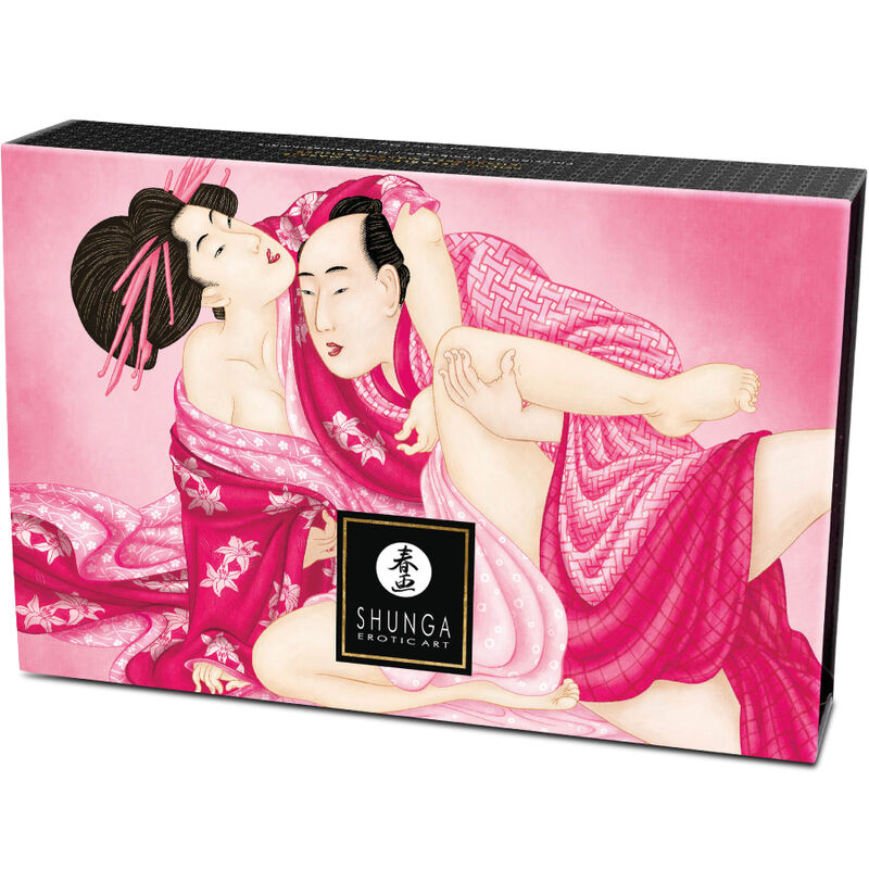 SHUNGA - EDIBLE MASSAGE POWDER KIT RASPBERRY