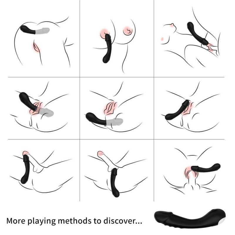 ARMONY - DILDO VIBRATOR G-SPOT SILICONE BLACK