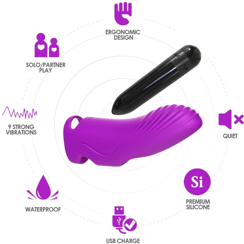 ARMONY - AURORA VIBRATOR FINGER FUCHSIA