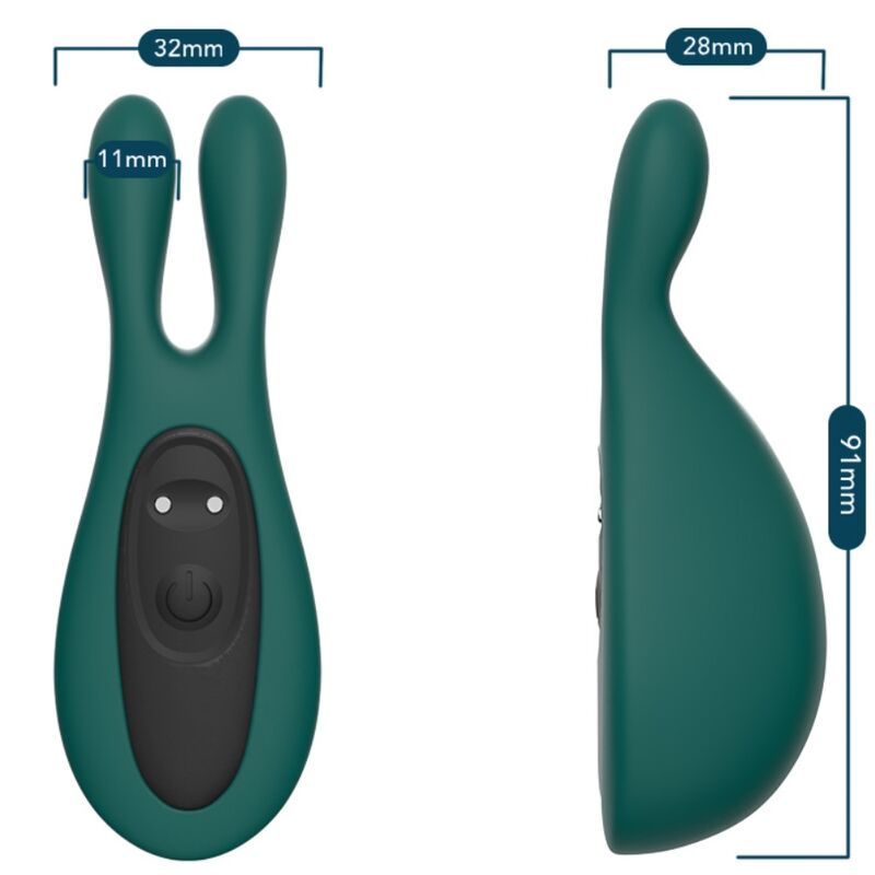 ARMONY - STIMULATOR & VIBRATOR RABBIT GREEN