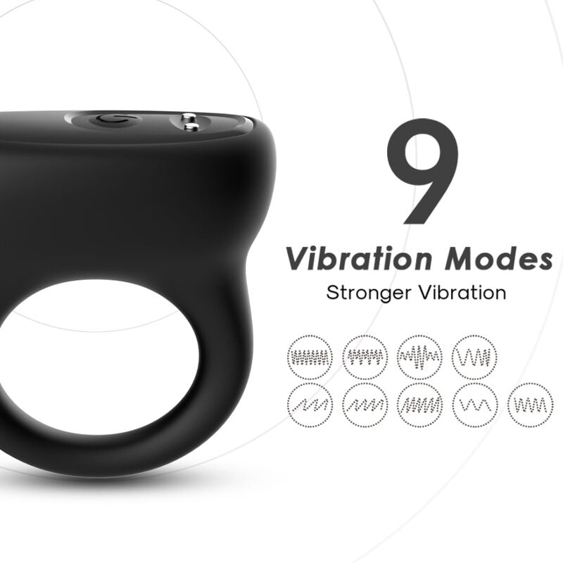 ARMONY - RING VIBRATOR BLACK