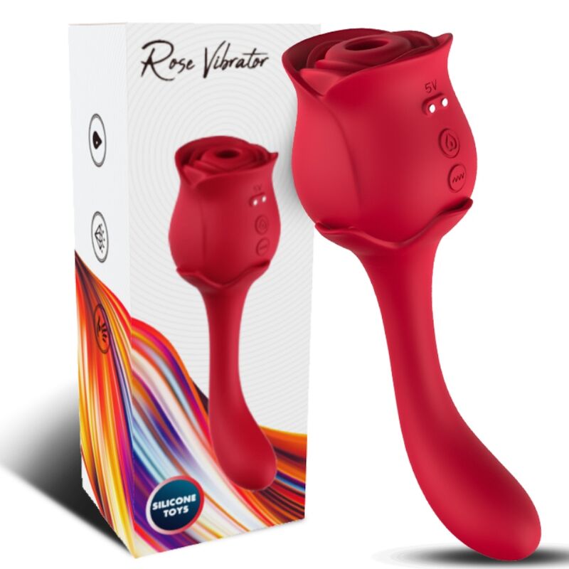 ARMONY - ROSELOVER LICKING VIBRATING CLIT & STIMULATOR RED