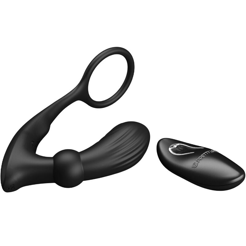 PRETTY LOVE - WARREN BLACK ANAL RING & VIBRATOR