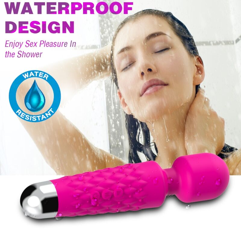 ARMONY - POSTMAN MASSAGER & VIBRATOR SUPER FLEXIBLE HEAD FUCHSIA