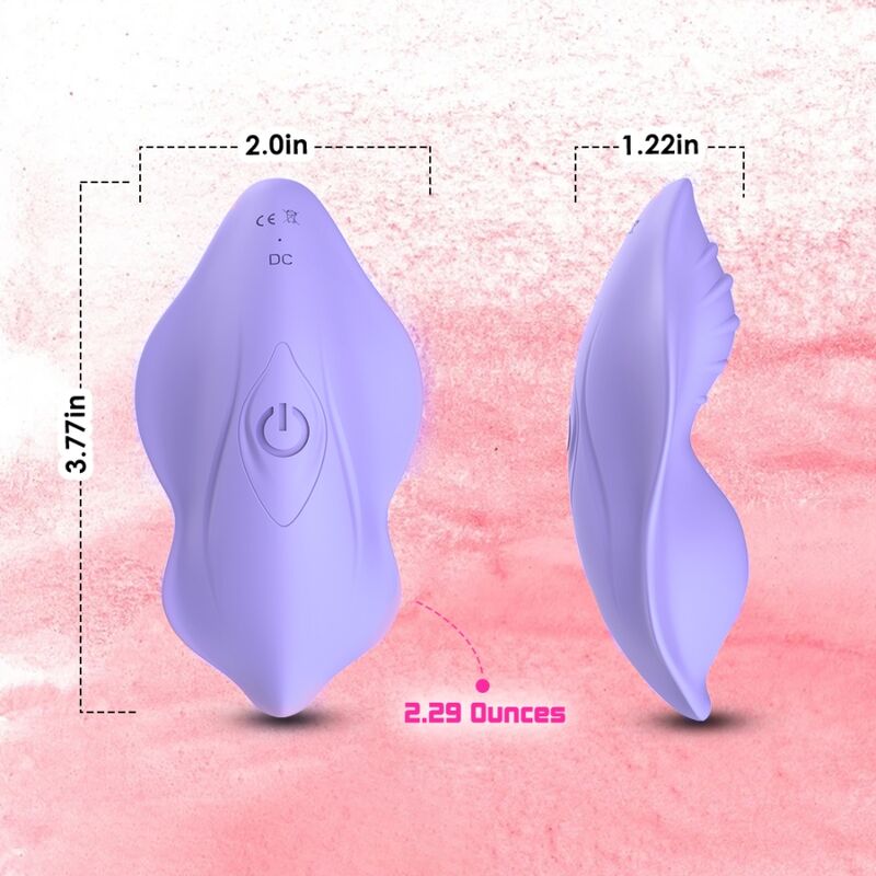 ARMONY - WHISPER WEARABLE PANTIES VIBRATOR REMOTE CONTROL PURPLE