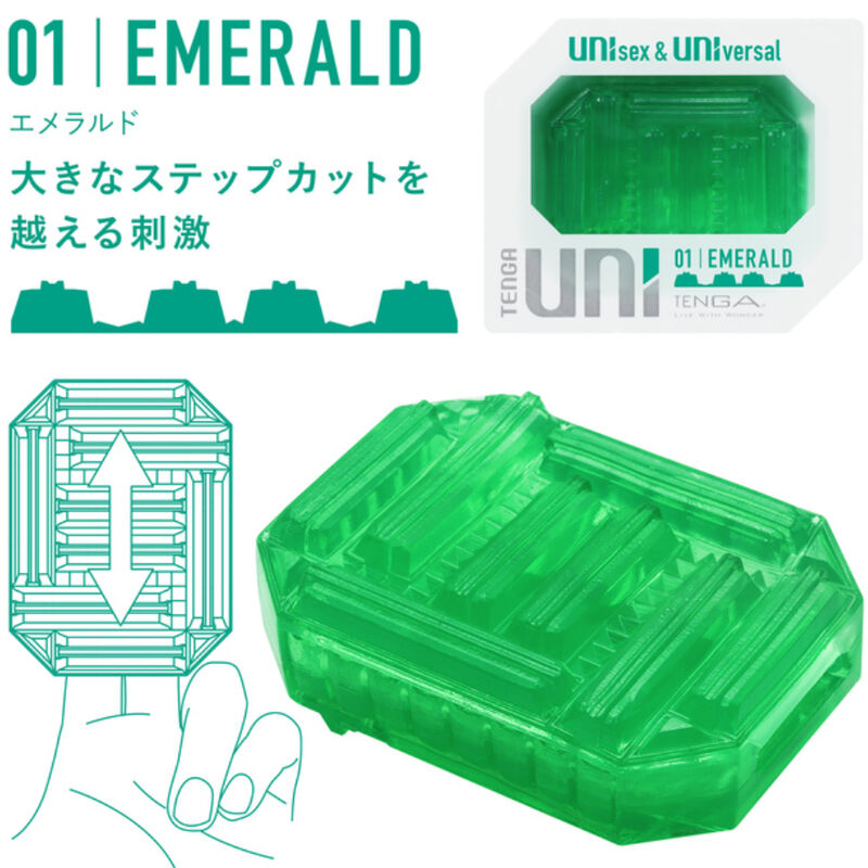 TENGA - UNI VARIETY MASTURBATOR THIMBLE PACK 4 UNITS