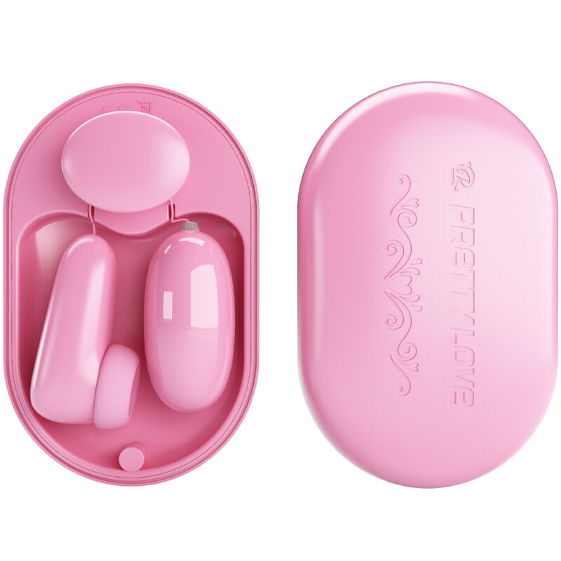 PRETTY LOVE - MAGIC BOX VIBRATING BULLET & PINK STIMULATOR