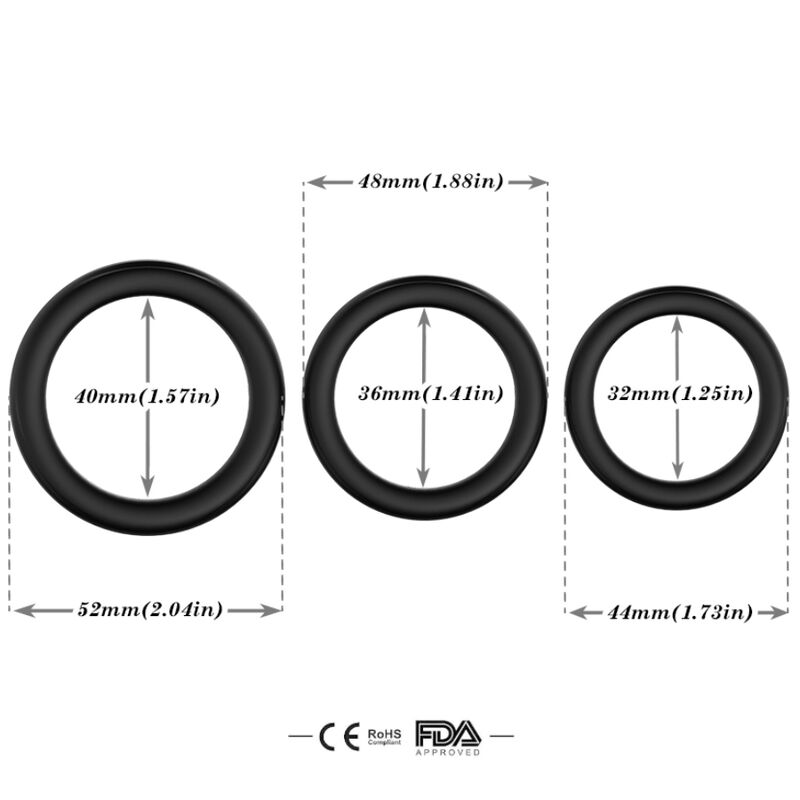 ARMONY - TRIPLE SILICONE RING LUMINOUS