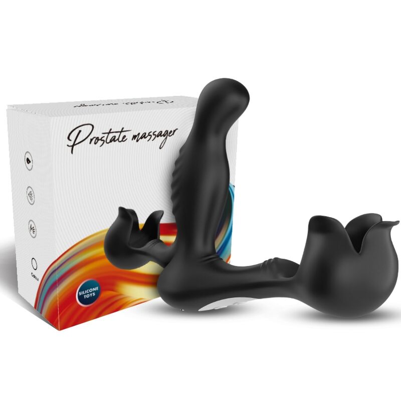 ARMONY - SURROUND VIBRATOR ANAL & STIMULATOR TESTICULOS REMOTE CONTROL BLACK