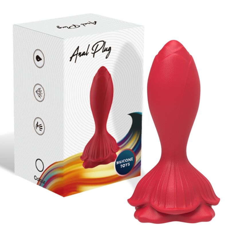 ARMONY - PINK VIBRATOR & ANAL PLUG SMALL REMOTE CONTROL RED