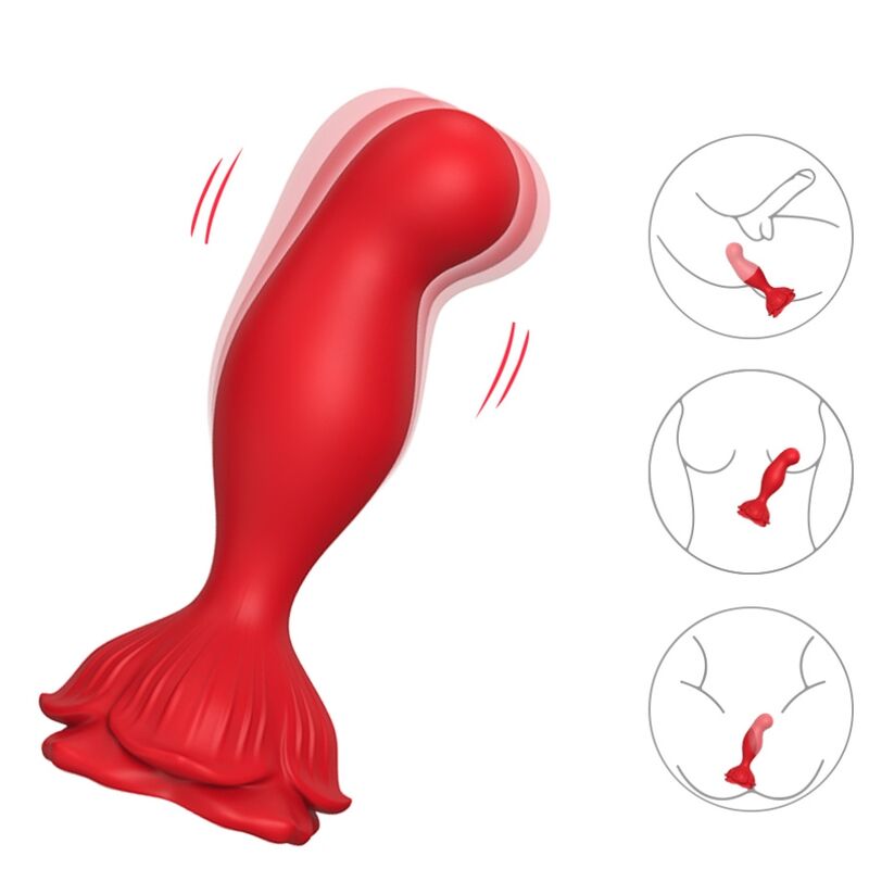 ARMONY - PINK VIBRATOR & ANAL PLUG REMOTE CONTROL RED