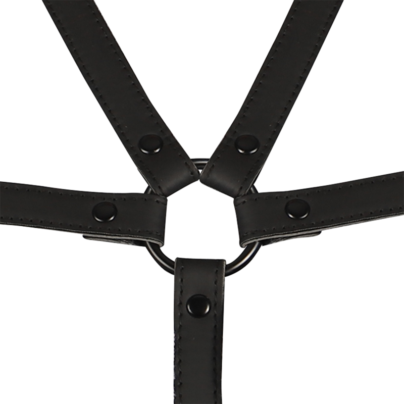 FETISH SUBMISSIVE BONDAGE - ADJUSTABLE HARNESS TORSO AND ARMS